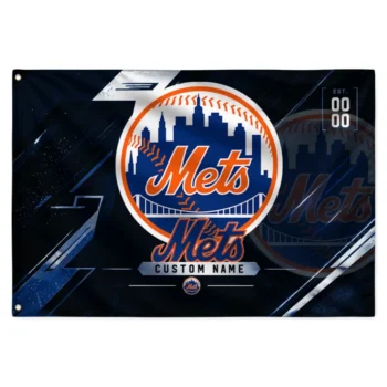 New York Mets House Flag Custom Speed Slashes Blue Best Selling