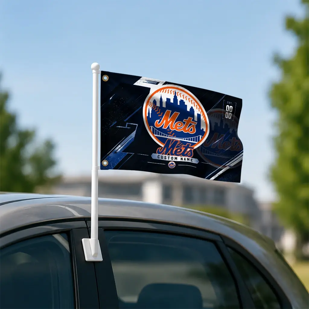 New York Mets House Flag Custom Speed Slashes Blue Latest Model New York Mets House Flag Custom Speed Slashes Blue Latest Model