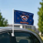 New York Mets House Flag Customized Ornate Border Blue Best Selling
