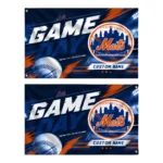 New York Mets House Flag Customized Tech Panels Blue Best Selling