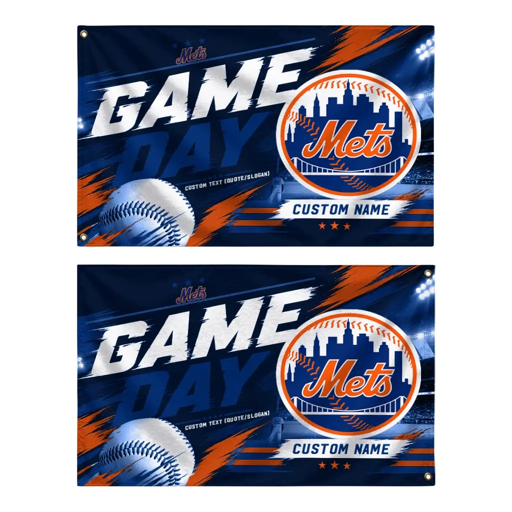 New York Mets House Flag Customized Tech Panels Blue Fashion Forward New York Mets House Flag Customized Tech Panels Blue Fashion Forward