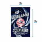 New York Yankees Garden Flag Custom Swirl Vortex Navy Best Selling