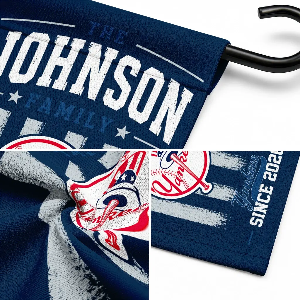 New York Yankees Garden Flag Customized Distressed Stripes Navy Latest Model New York Yankees Garden Flag Customized Distressed Stripes Navy Latest Model