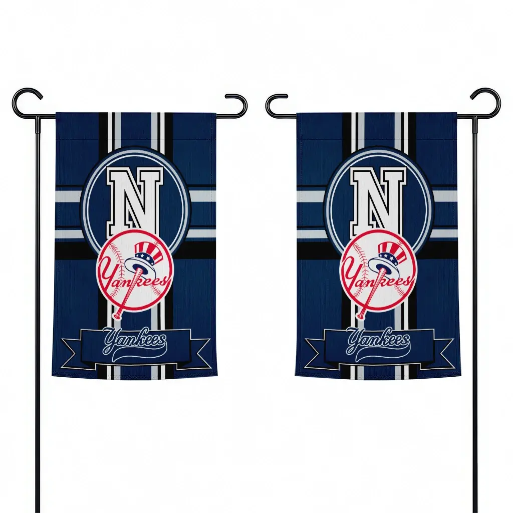 New York Yankees Garden Flag Personalized Circle Medallion Navy Fashion Forward New York Yankees Garden Flag Personalized Circle Medallion Navy Fashion Forward