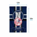 New York Yankees Garden Flag Personalized Circle Medallion Navy Best Selling