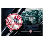 New York Yankees House Flag Custom Diagonal Stripes Navy Best Selling