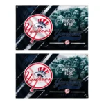 New York Yankees House Flag Custom Diagonal Stripes Navy Best Selling