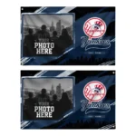 New York Yankees House Flag Customized Framed Photo Navy Black Best Selling
