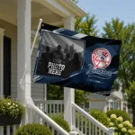 New York Yankees House Flag Customized Framed Photo Navy Black Best Selling