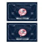 New York Yankees House Flag Personalized Ornate Border Navy Best Selling