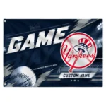 New York Yankees House Flag Personalized Tech Panels Navy Best Selling