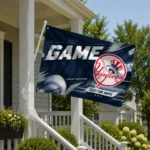New York Yankees House Flag Personalized Tech Panels Navy Best Selling
