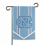 North Carolina Tar Heels Garden Flag Custom Chevron Stripes Light Blue Best Selling
