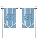 North Carolina Tar Heels Garden Flag Custom Chevron Stripes Light Blue Best Selling