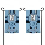 North Carolina Tar Heels Garden Flag Custom Circle Medallion Light Blue Best Selling