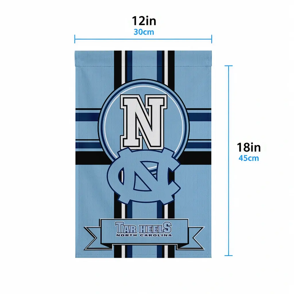 North Carolina Tar Heels Garden Flag Custom Circle Medallion Light Blue High Quality North Carolina Tar Heels Garden Flag Custom Circle Medallion Light Blue High Quality