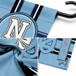 North Carolina Tar Heels Garden Flag Custom Circle Medallion Light Blue Best Selling