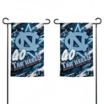 North Carolina Tar Heels Garden Flag Customized Glowing Star Light Blue Best Selling