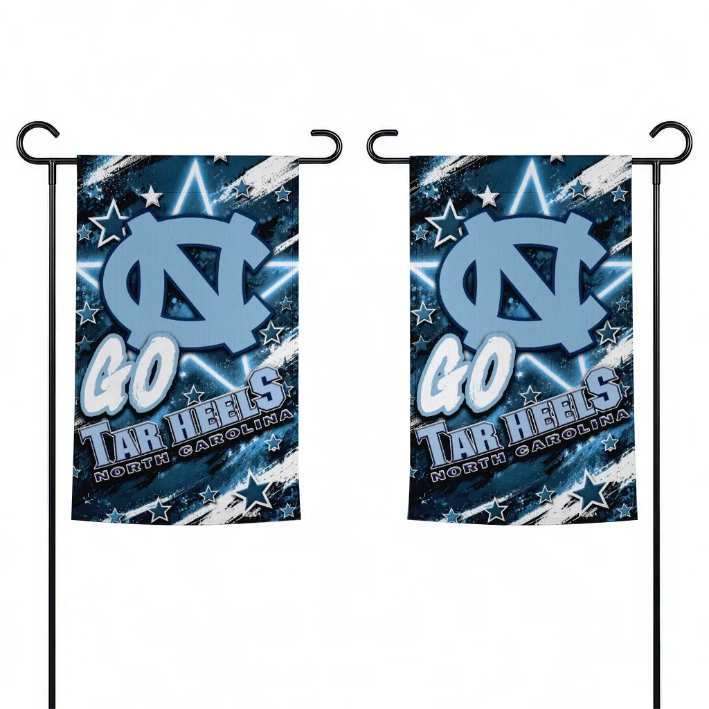 North Carolina Tar Heels Garden Flag Customized Glowing Star Light Blue Fashion Forward North Carolina Tar Heels Garden Flag Customized Glowing Star Light Blue Fashion Forward