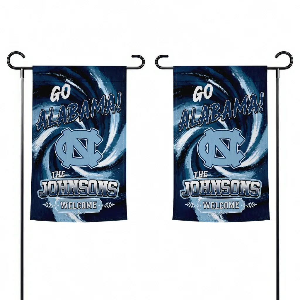 North Carolina Tar Heels Garden Flag Customized Swirl Vortex Light Blue Fashion Forward North Carolina Tar Heels Garden Flag Customized Swirl Vortex Light Blue Fashion Forward