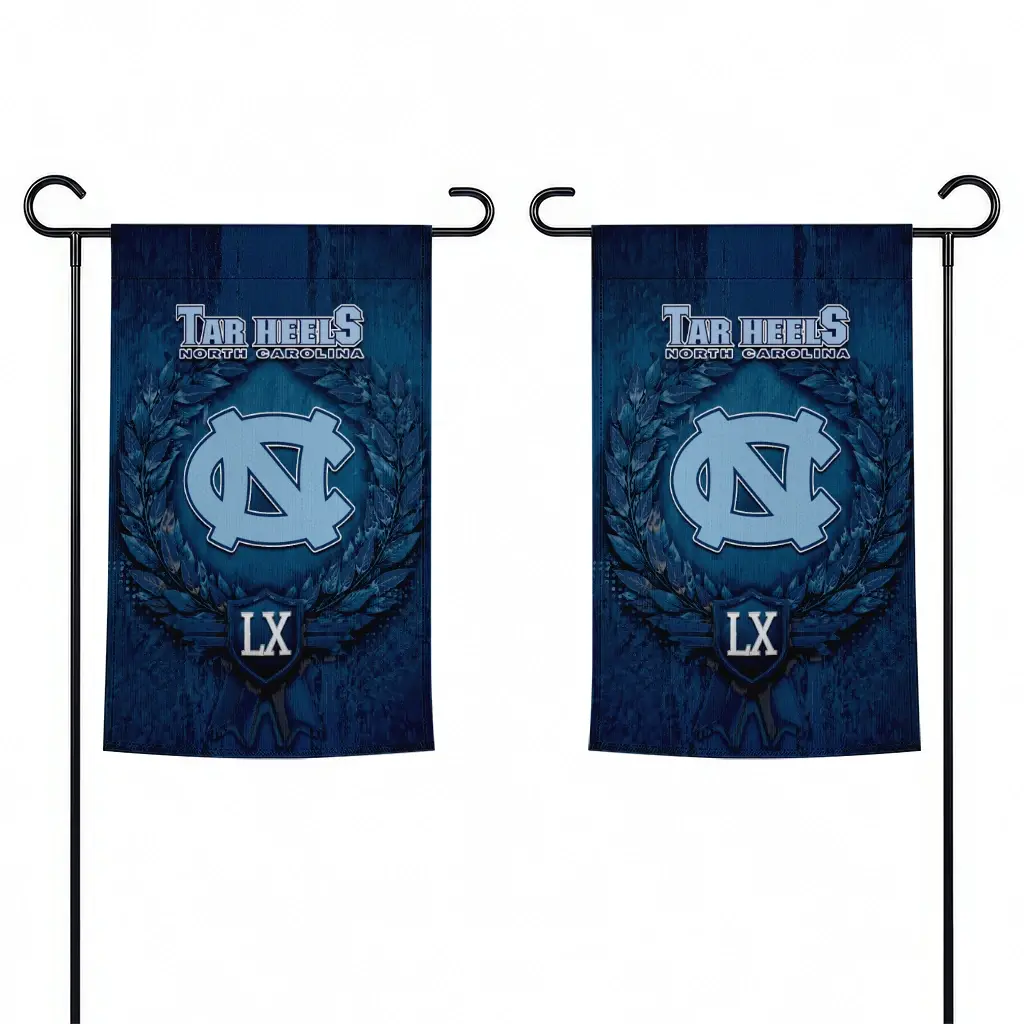 North Carolina Tar Heels Garden Flag Personalized Laurel Wreath Light Blue Fashion Forward North Carolina Tar Heels Garden Flag Personalized Laurel Wreath Light Blue Fashion Forward
