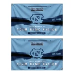 North Carolina Tar Heels House Flag Custom Brushed Streaks Light Blue Best Selling