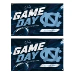 North Carolina Tar Heels House Flag Customized Action Streaks Light Blue Best Selling