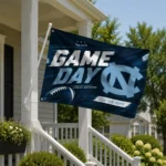 North Carolina Tar Heels House Flag Customized Action Streaks Light Blue Best Selling