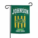 North Dakota State Bison Garden Flag Custom Distressed Stripes Green Best Selling
