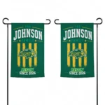 North Dakota State Bison Garden Flag Custom Distressed Stripes Green Best Selling
