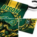 North Dakota State Bison Garden Flag Custom Laurel Wreath Green Best Selling
