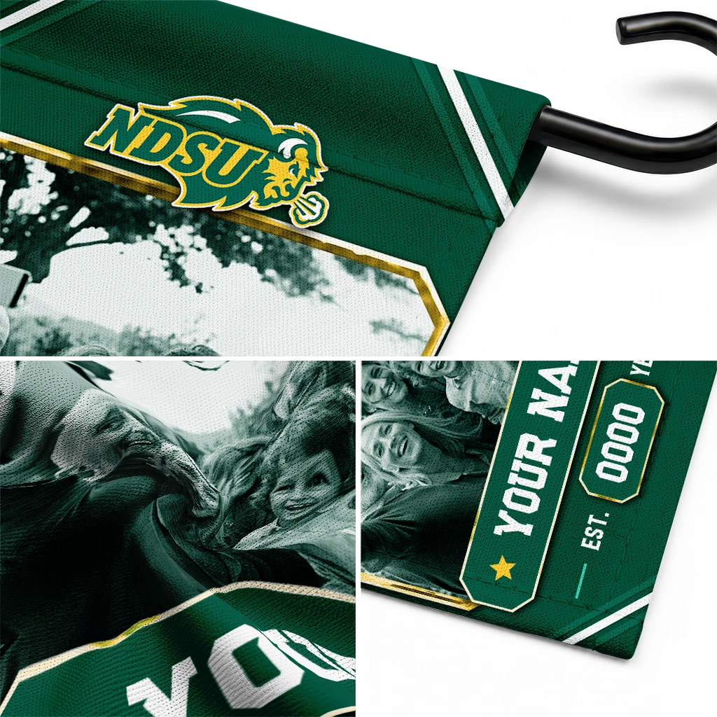 north-dakota-state-bison-garden-flag-custom-photo-frame-green-latest-model.webp