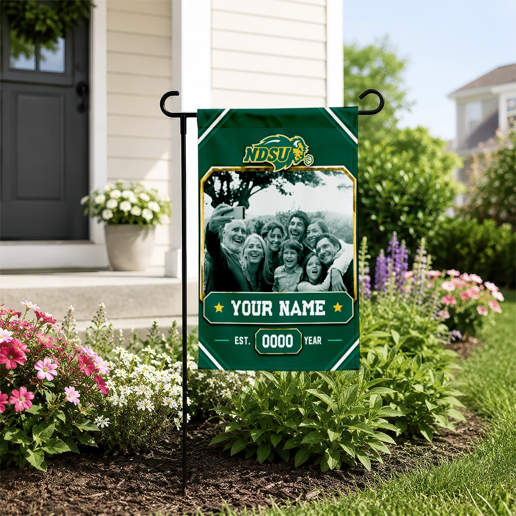 north-dakota-state-bison-garden-flag-custom-photo-frame-green-new-arrival.webp