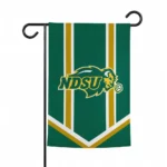 North Dakota State Bison Garden Flag Customized Chevron Stripes Green Best Selling