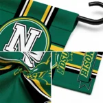 North Dakota State Bison Garden Flag Customized Circle Medallion Green Best Selling