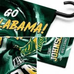 North Dakota State Bison Garden Flag Personalized Swirl Vortex Green Best Selling