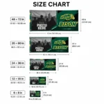 North Dakota State Bison House Flag Custom Framed Photo Green Black Best Selling