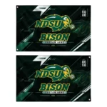 North Dakota State Bison House Flag Custom Speed Slashes Green Best Selling