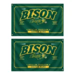 North Dakota State Bison House Flag Customized Ornate Border Green Best Selling