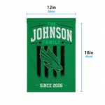 North Texas Mean Green Garden Flag Custom Distressed Stripes Green Best Selling