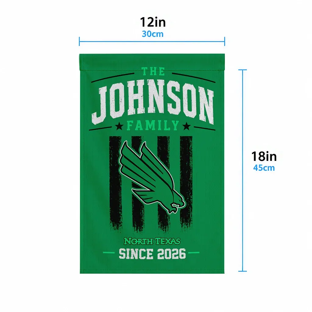 North Texas Mean Green Garden Flag Custom Distressed Stripes Green High Quality North Texas Mean Green Garden Flag Custom Distressed Stripes Green High Quality