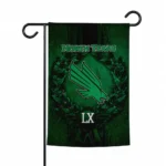 North Texas Mean Green Garden Flag Custom Laurel Wreath Green Best Selling