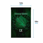 North Texas Mean Green Garden Flag Custom Laurel Wreath Green Best Selling