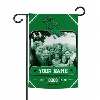North Texas Mean Green Garden Flag - Custom Photo Frame Green