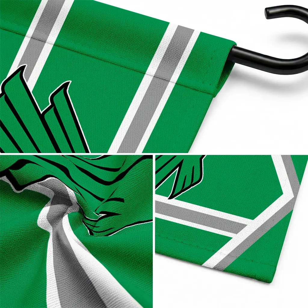 North Texas Mean Green Garden Flag Customized Chevron Stripes Green Latest Model North Texas Mean Green Garden Flag Customized Chevron Stripes Green Latest Model
