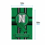 North Texas Mean Green Garden Flag Customized Circle Medallion Green Best Selling