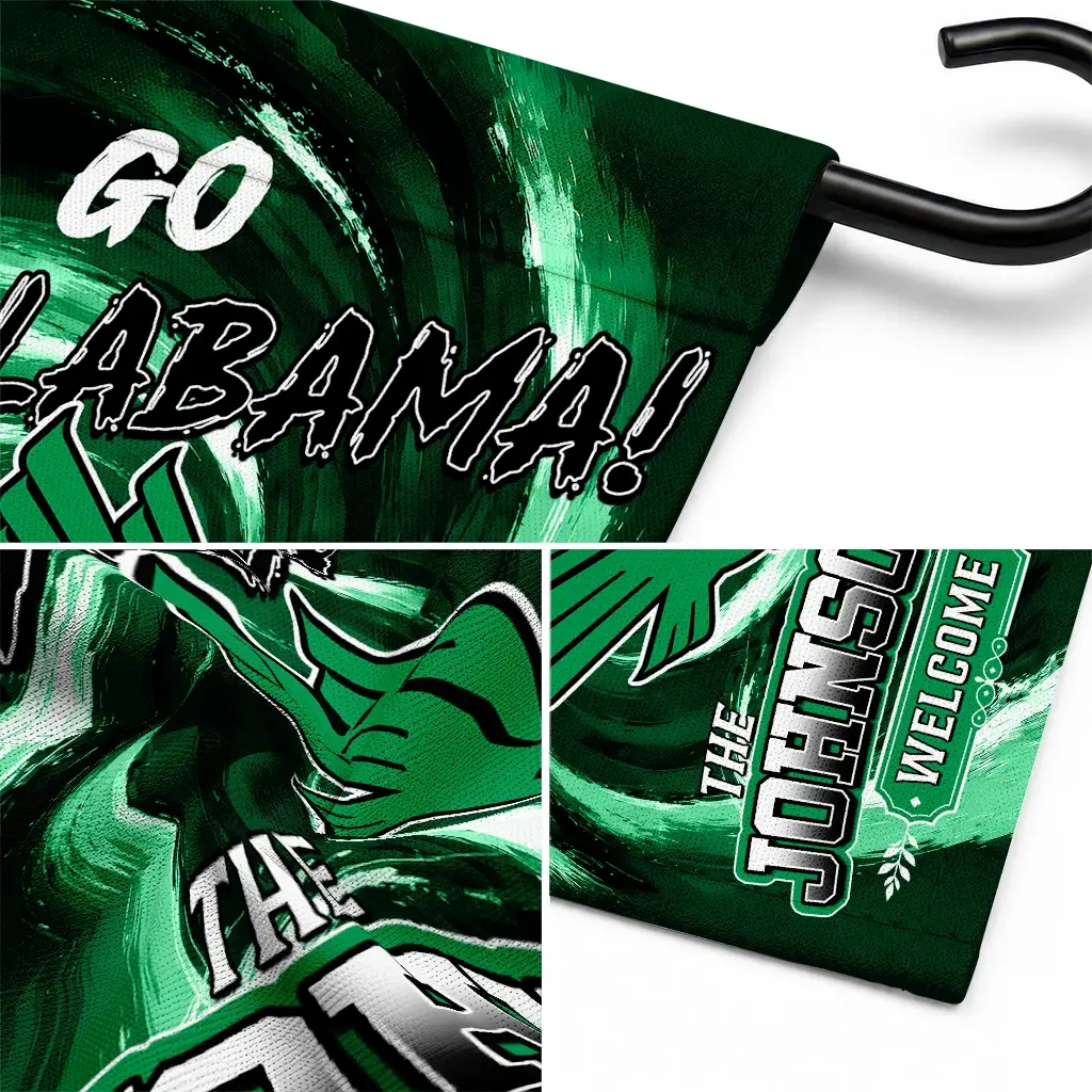 North Texas Mean Green Garden Flag Personalized Swirl Vortex Green Latest Model North Texas Mean Green Garden Flag Personalized Swirl Vortex Green Latest Model