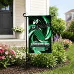 North Texas Mean Green Garden Flag Personalized Swirl Vortex Green Best Selling