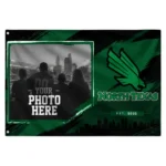 North Texas Mean Green House Flag Custom Framed Photo Green Black Best Selling