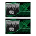 North Texas Mean Green House Flag Custom Framed Photo Green Black Best Selling